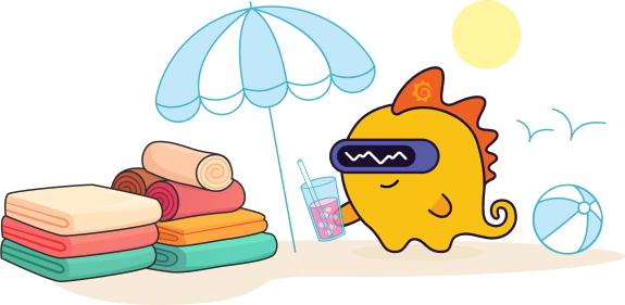 Grafana Stack - beach towel