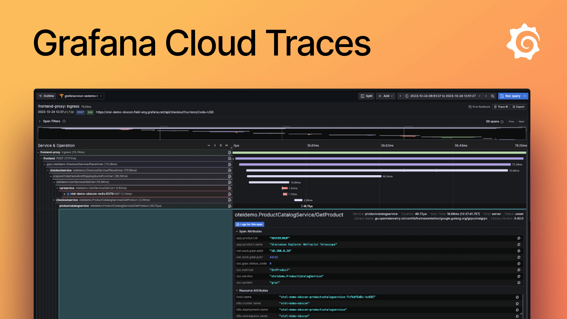 Grafana Cloud Traces | Distributed tracing system