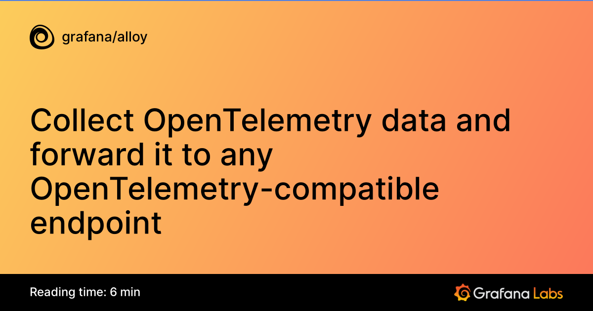 Collect OpenTelemetry data and forward it to any OpenTelemetry ...