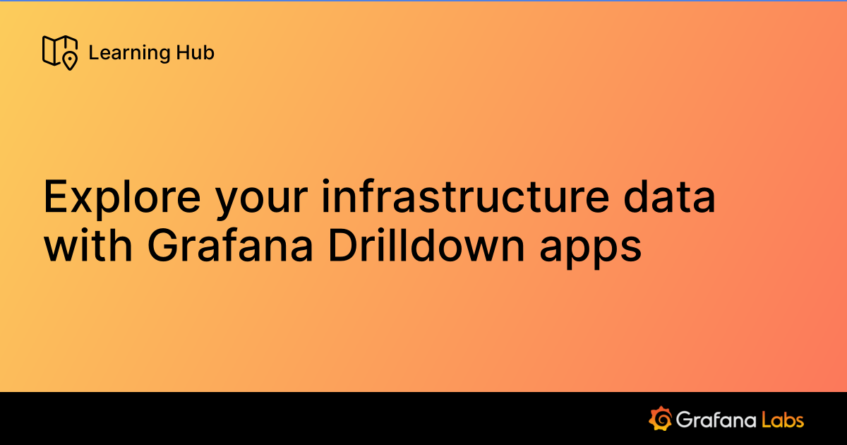 Explore your infrastructure data with Grafana Drilldown apps | Grafana Labs