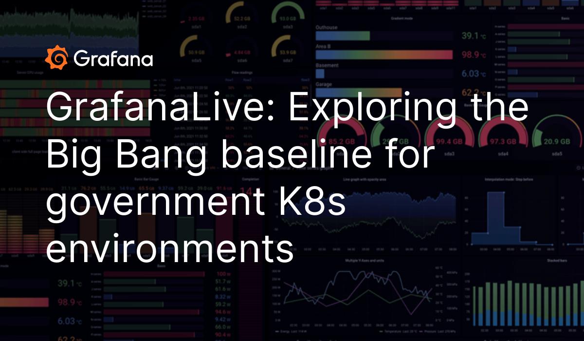 GrafanaLive: Exploring the Big Bang baseline for government K8s environments