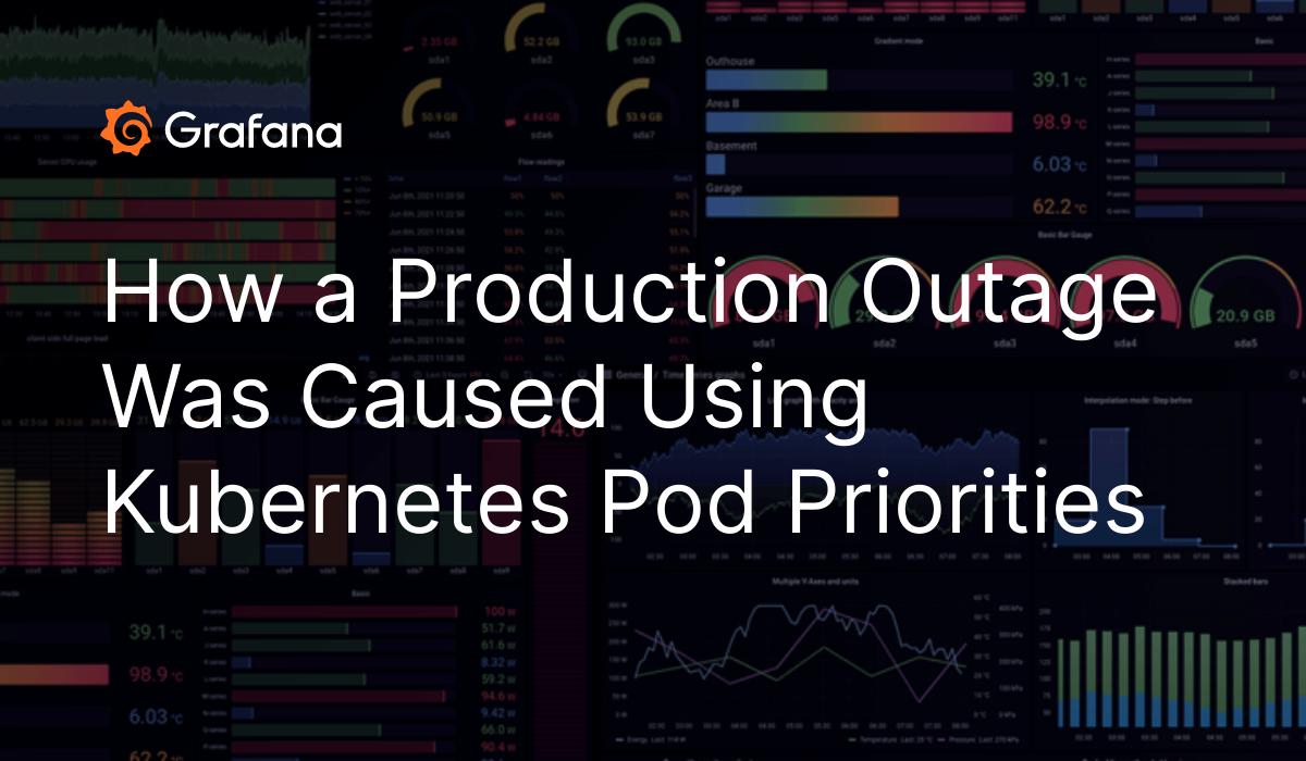 How a Production Outage Was Caused Using Kubernetes Pod Priorities | Grafana Labs