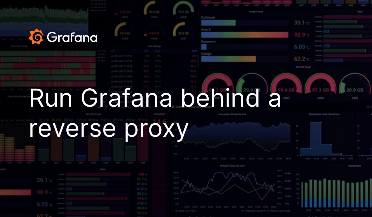 Run Grafana behind a reverse proxy | Grafana Labs