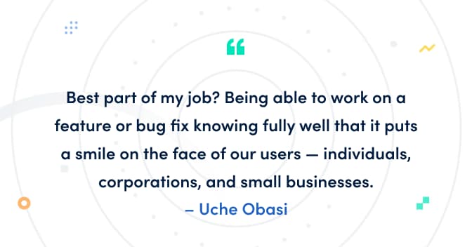 Meet the Grafana Labs team: Uche Obasi, a software engineer who builds frontend Grafana features