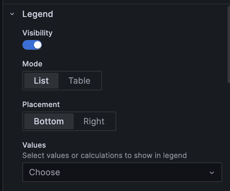 A screenshot shows Visibility toggled on.