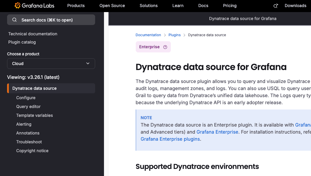 Grafana Cloud vs. Dynatrace: Observability Platform Comparison ...