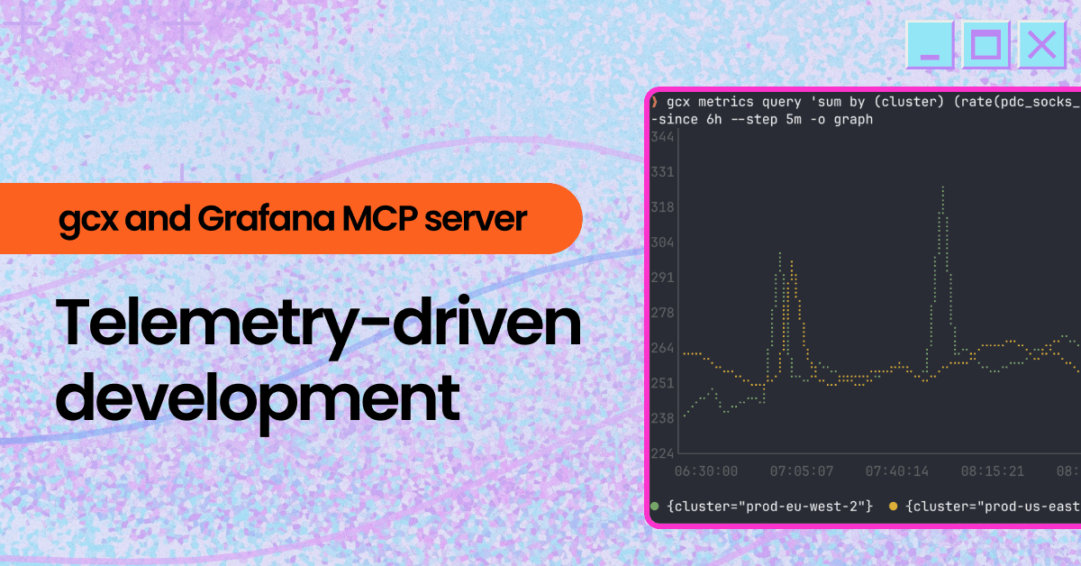 Telemetry-driven development: How to gain confidence in your coding agents' behavior with gcx and Grafana MCP