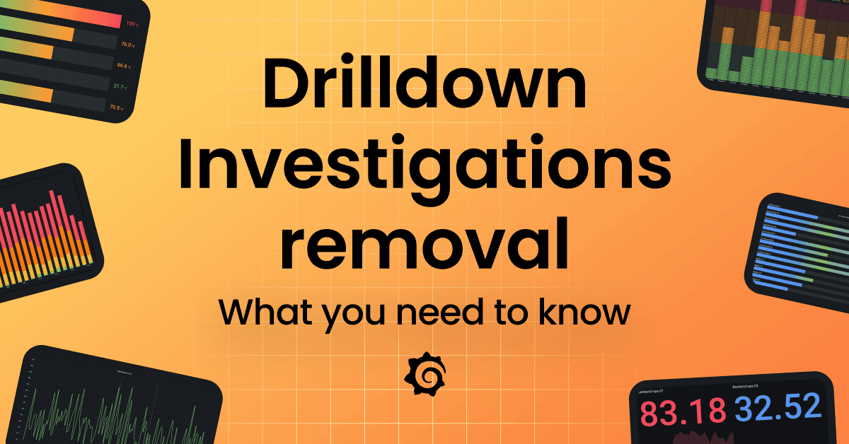 Removal of Drilldown Investigations in Grafana: What you need to know