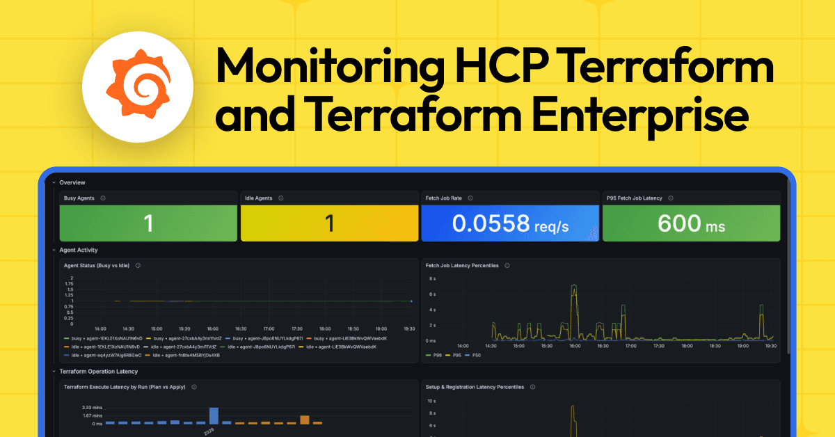 How to monitor HCP Terraform and Terraform Enterprise with Grafana Cloud