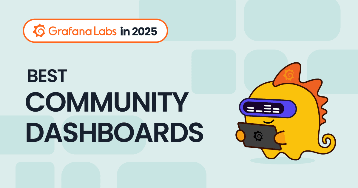 Grafana community dashboards: Memorable use cases of 2025