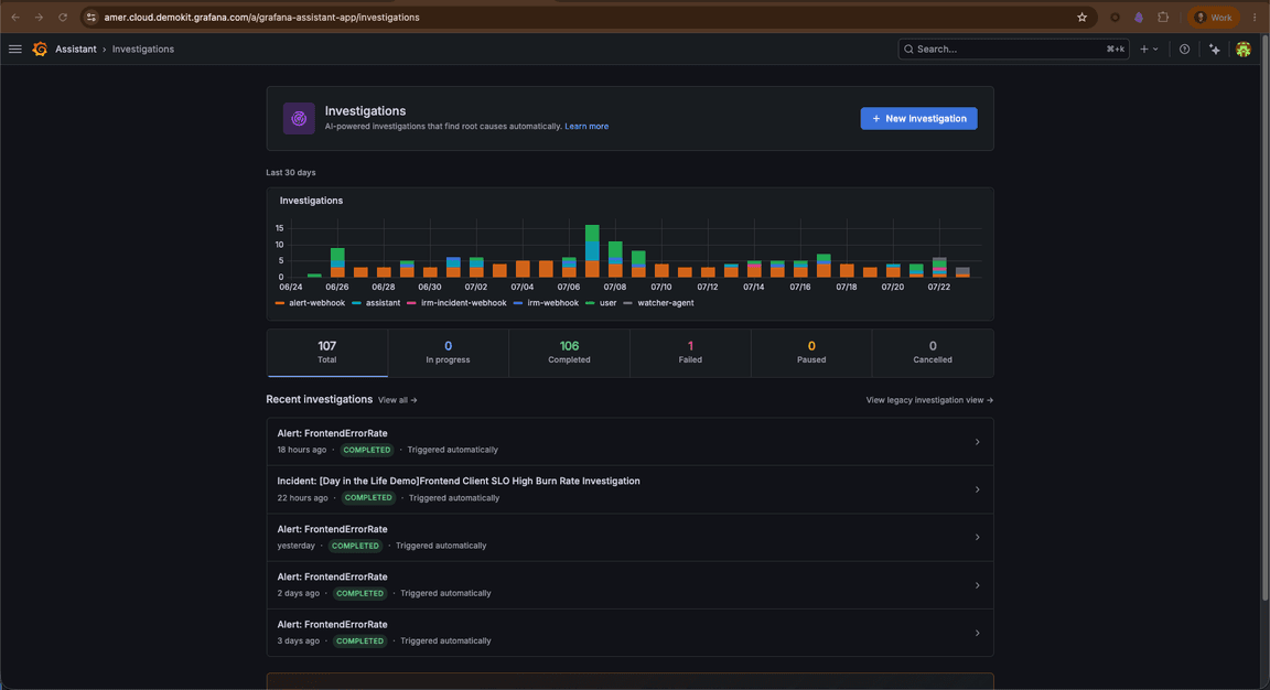 Grafana Assistant | AI-Powered Observability in Grafana Cloud | Grafana ...