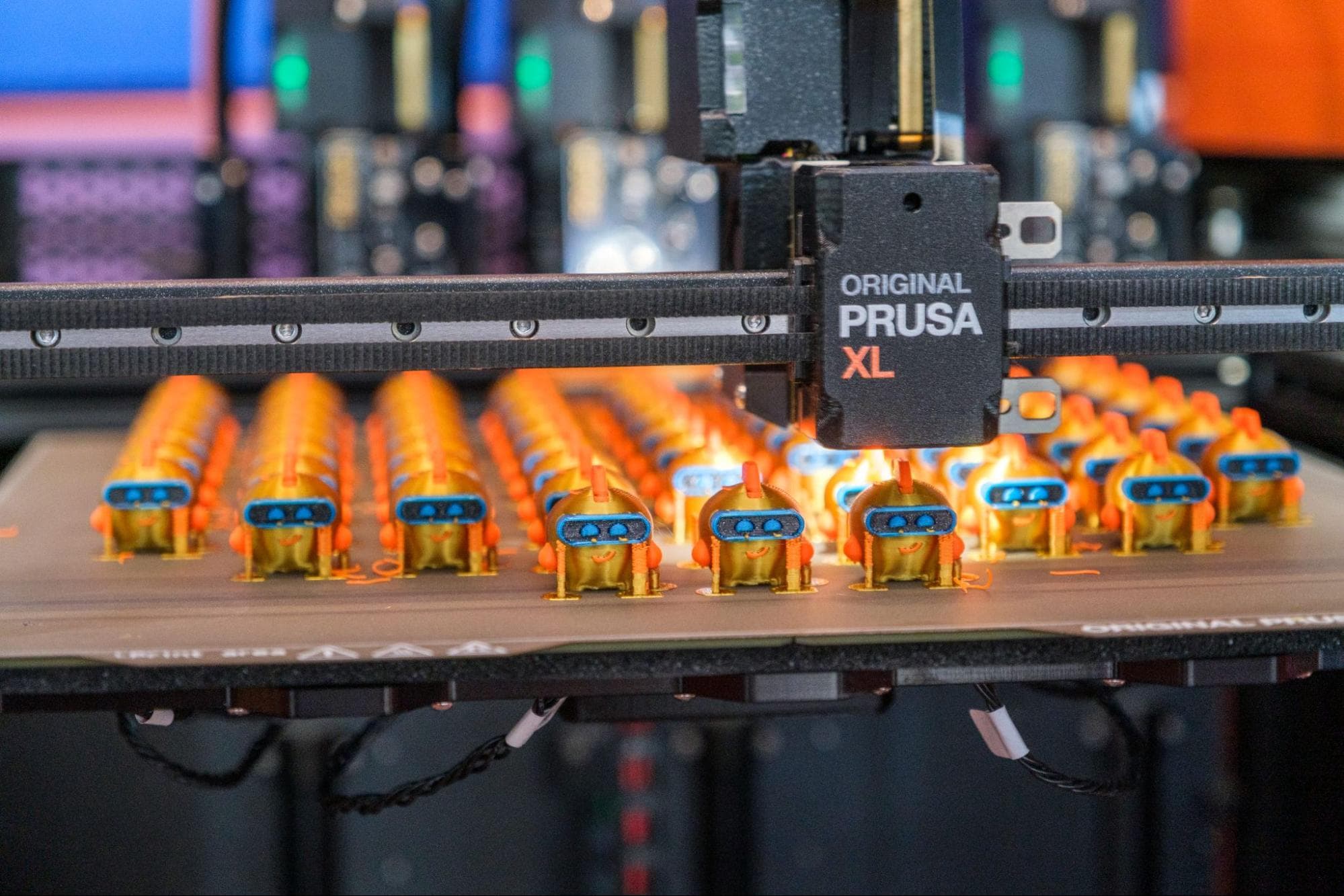 A photo of 3D printed Grots.