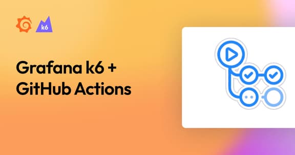 Performance testing with Grafana k6 and GitHub Actions