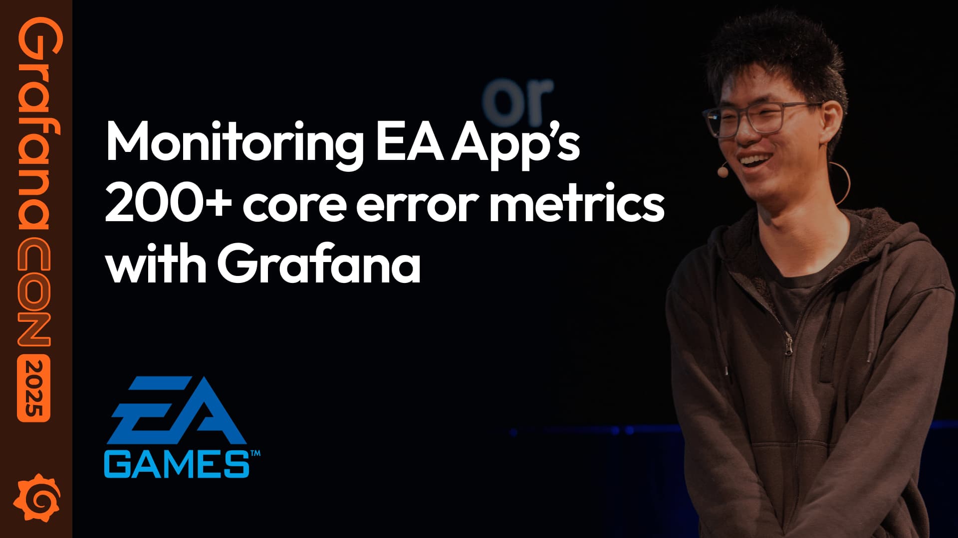 The session card for EA's talk.