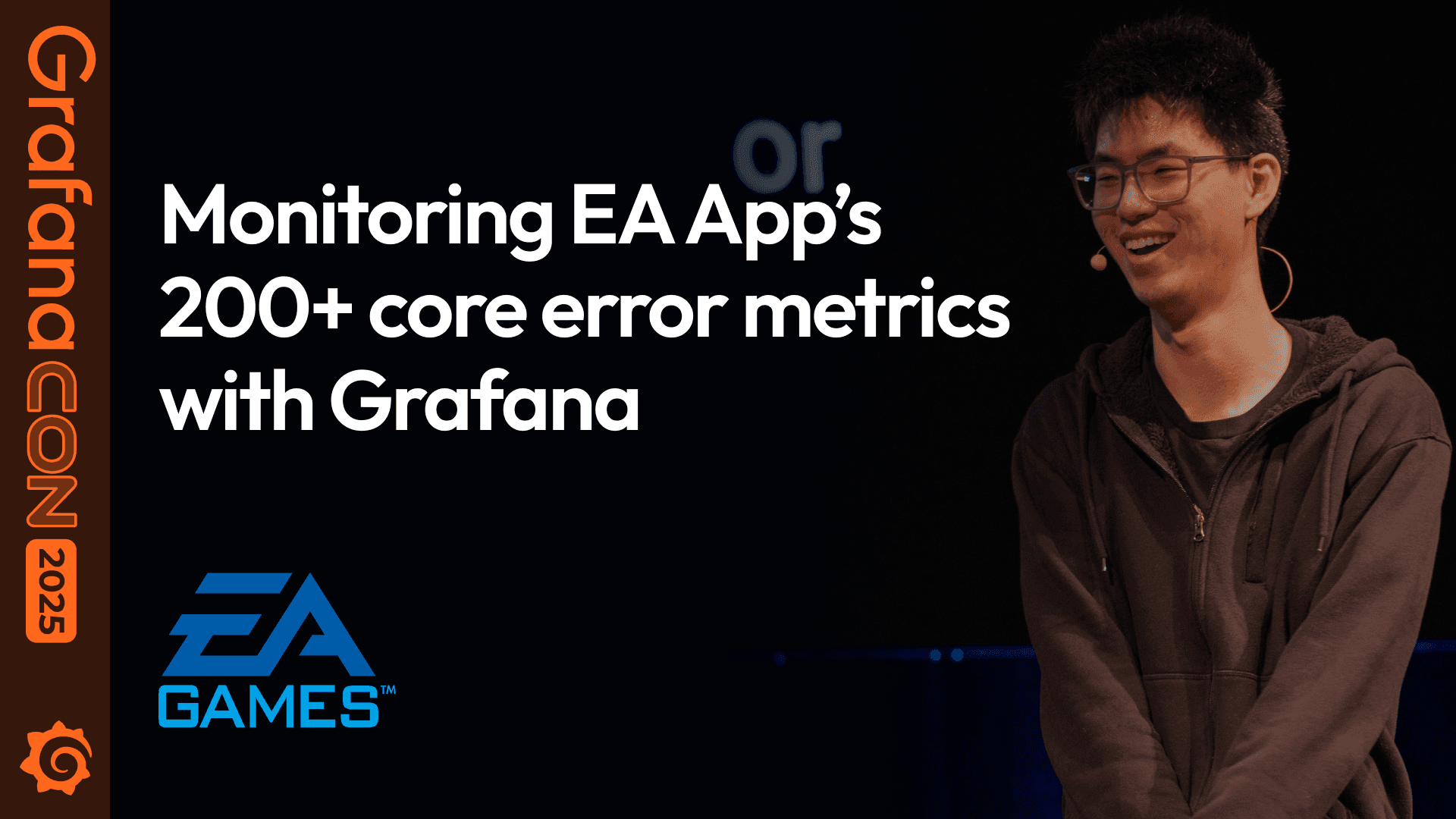 The session card for EA's talk.