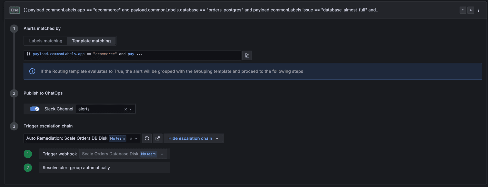 Adding Slack integration in the UI