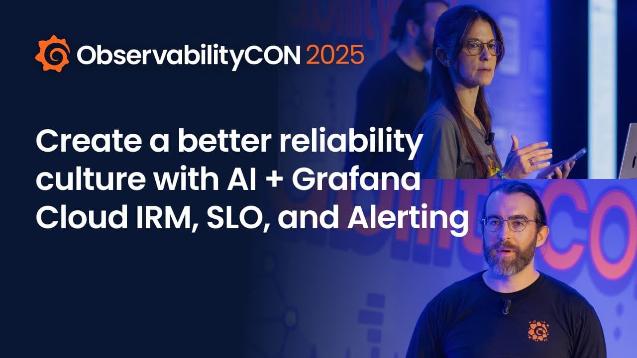 Create a better reliability culture with AI + Grafana Cloud IRM, SLO, and Alerting