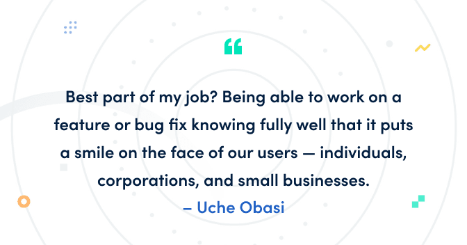 Meet the Grafana Labs team: Uche Obasi, a software engineer who builds frontend Grafana features