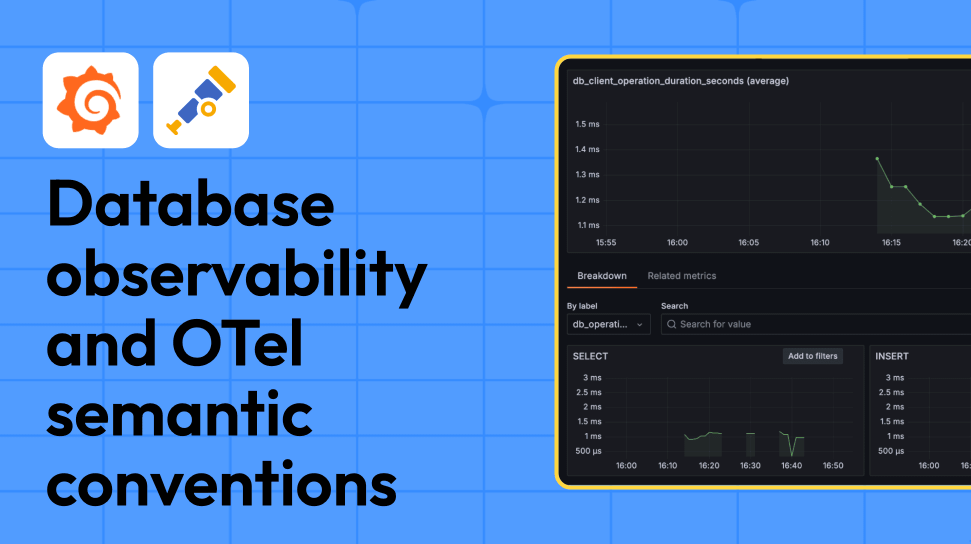 Database observability: How OpenTelemetry semantic conventions improve consistency across signals