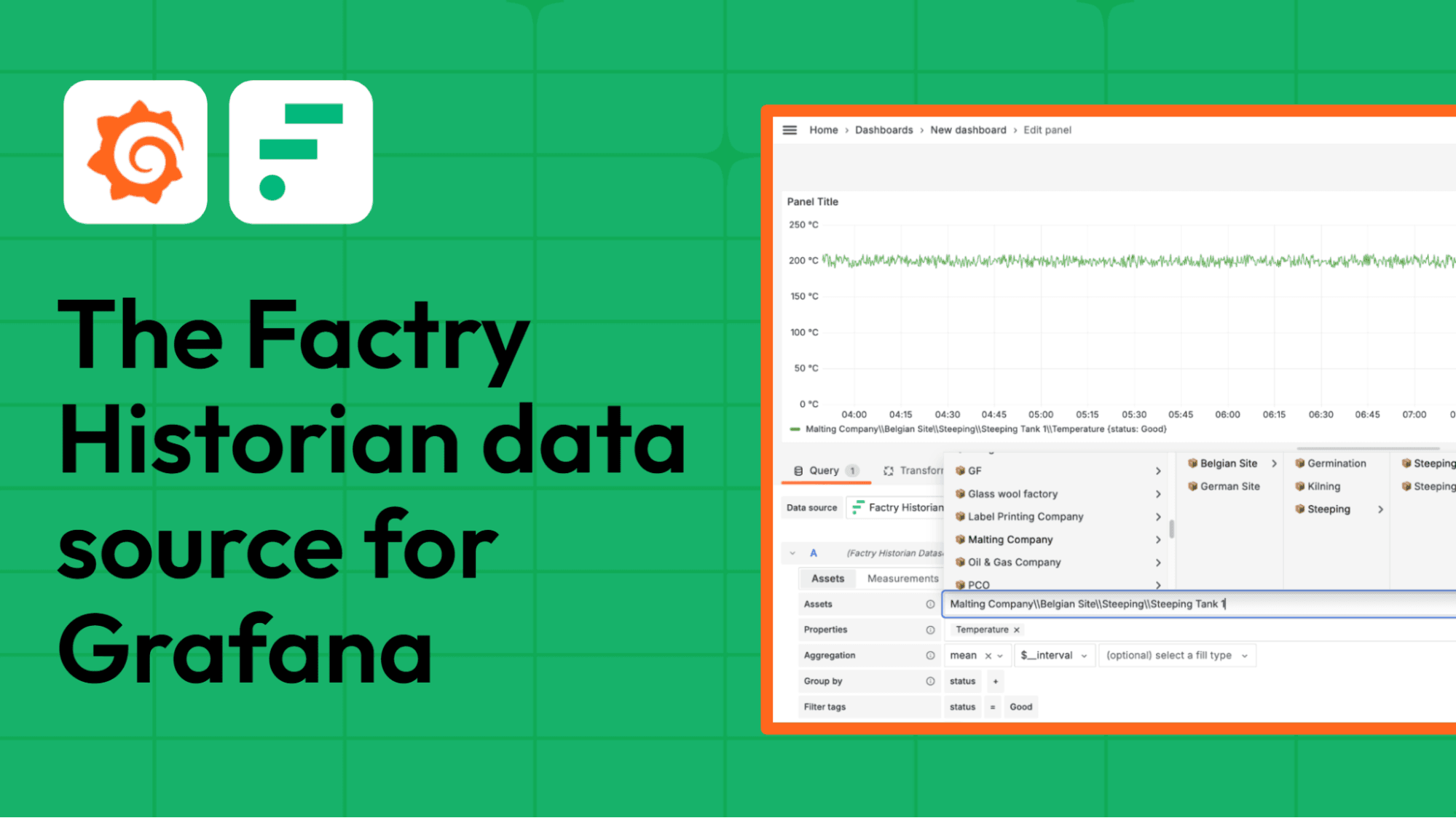 How the Factry Historian data source for Grafana enables data-driven insights for factory teams