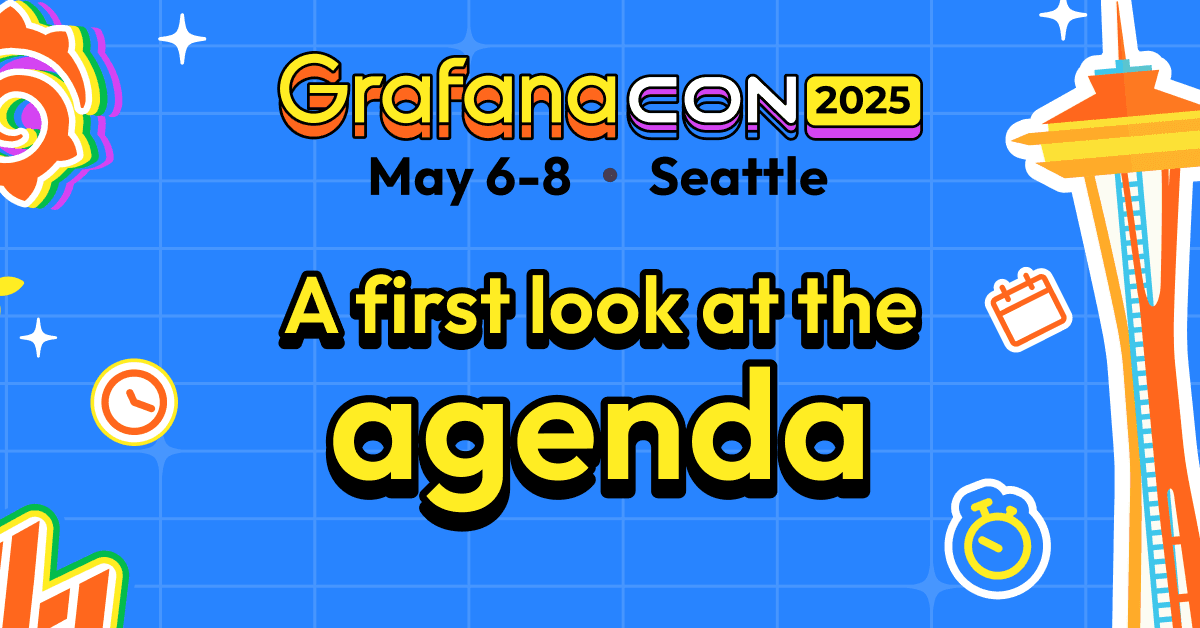 GrafanaCON 2025: Start exploring this year’s agenda