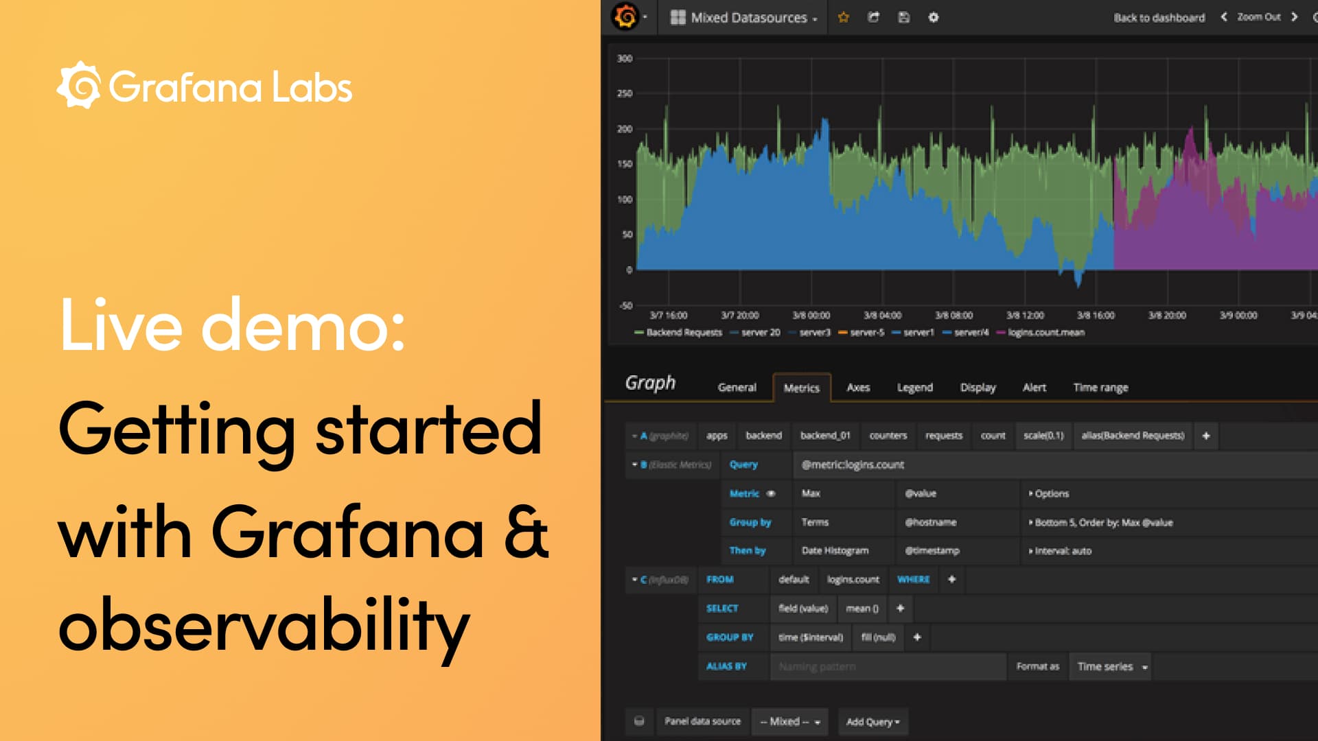 Don’t miss our new series of live demo webinars kicking off March 4: Getting started with Grafana and observability