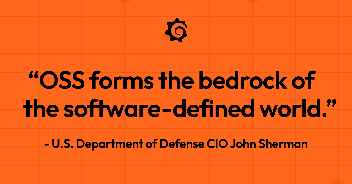 How the DoD is embracing OSS and DevSecOps modernization with Grafana