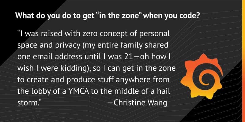 Meet the Grafana Labs Team: Christine Wang!