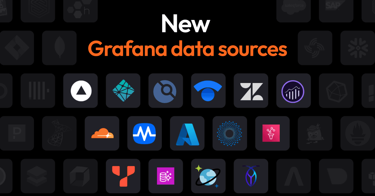 Visualize Amazon Aurora, Zendesk, and more: What’s new in Grafana data sources