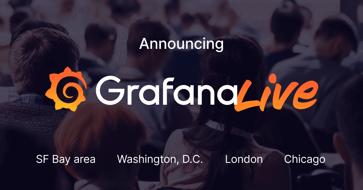 Learn about the LGTM stack at GrafanaLive, a new conference series coming to a city near you