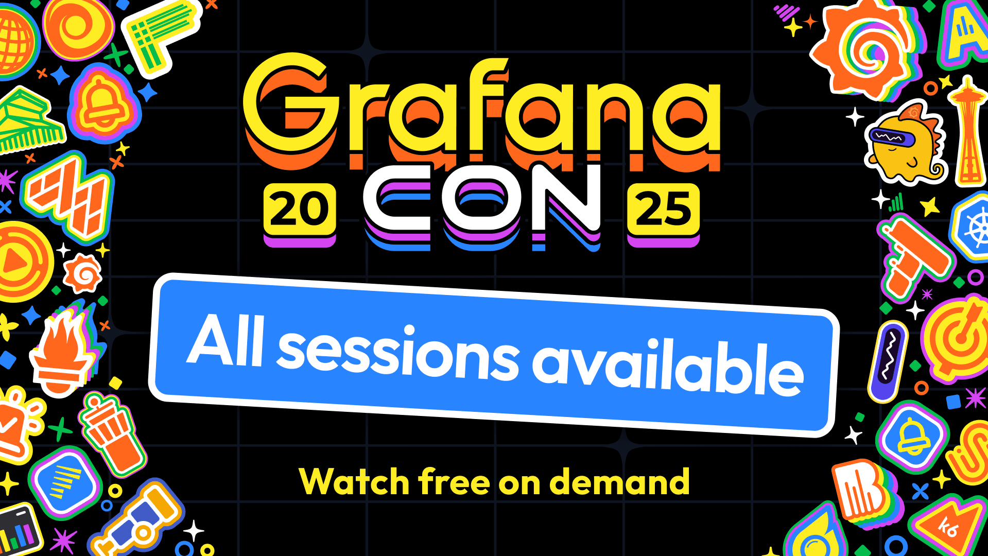 GrafanaCON 2025: On-demand sessions are now available!