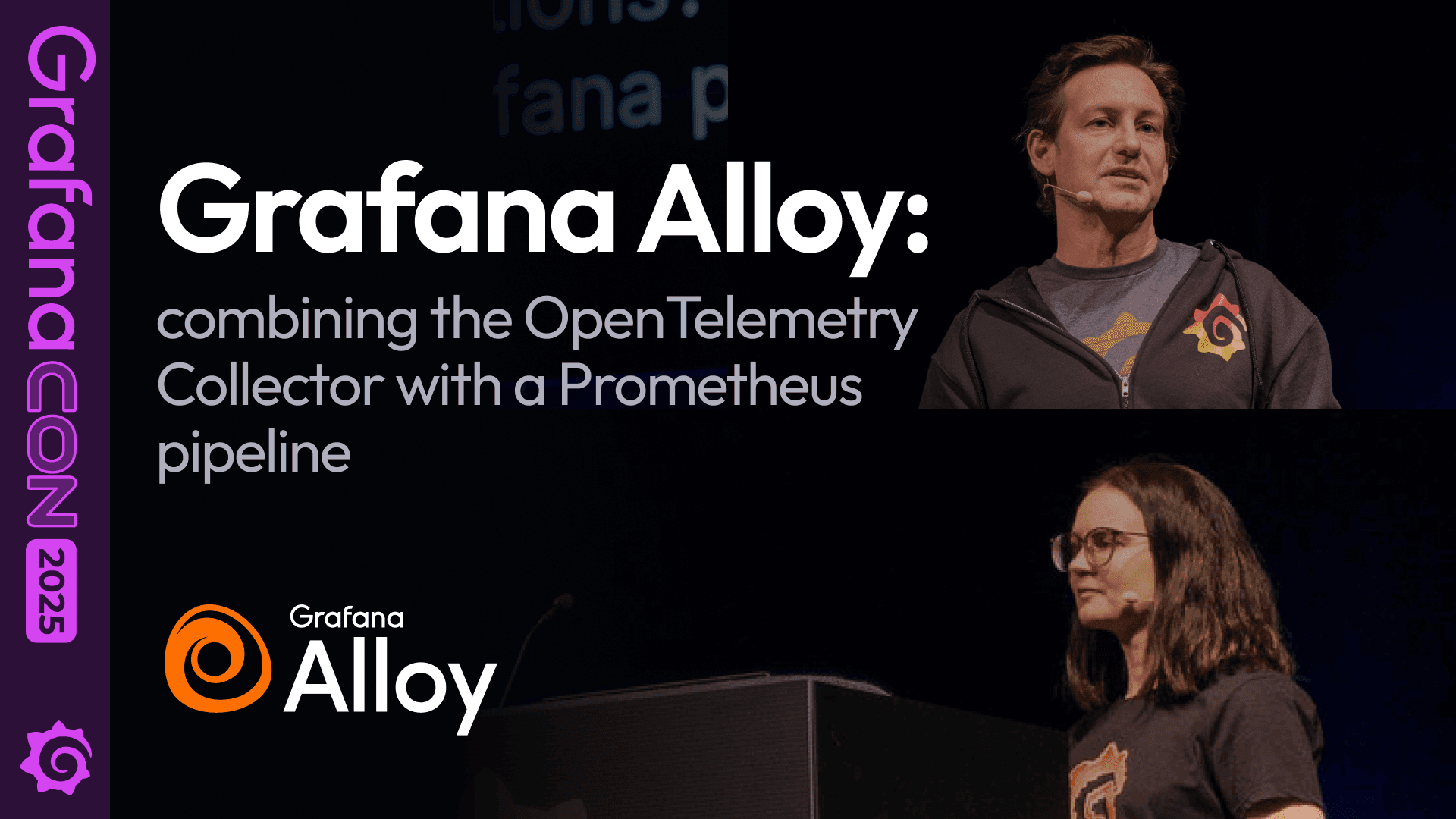 The session card for the Grafana Alloy talk.