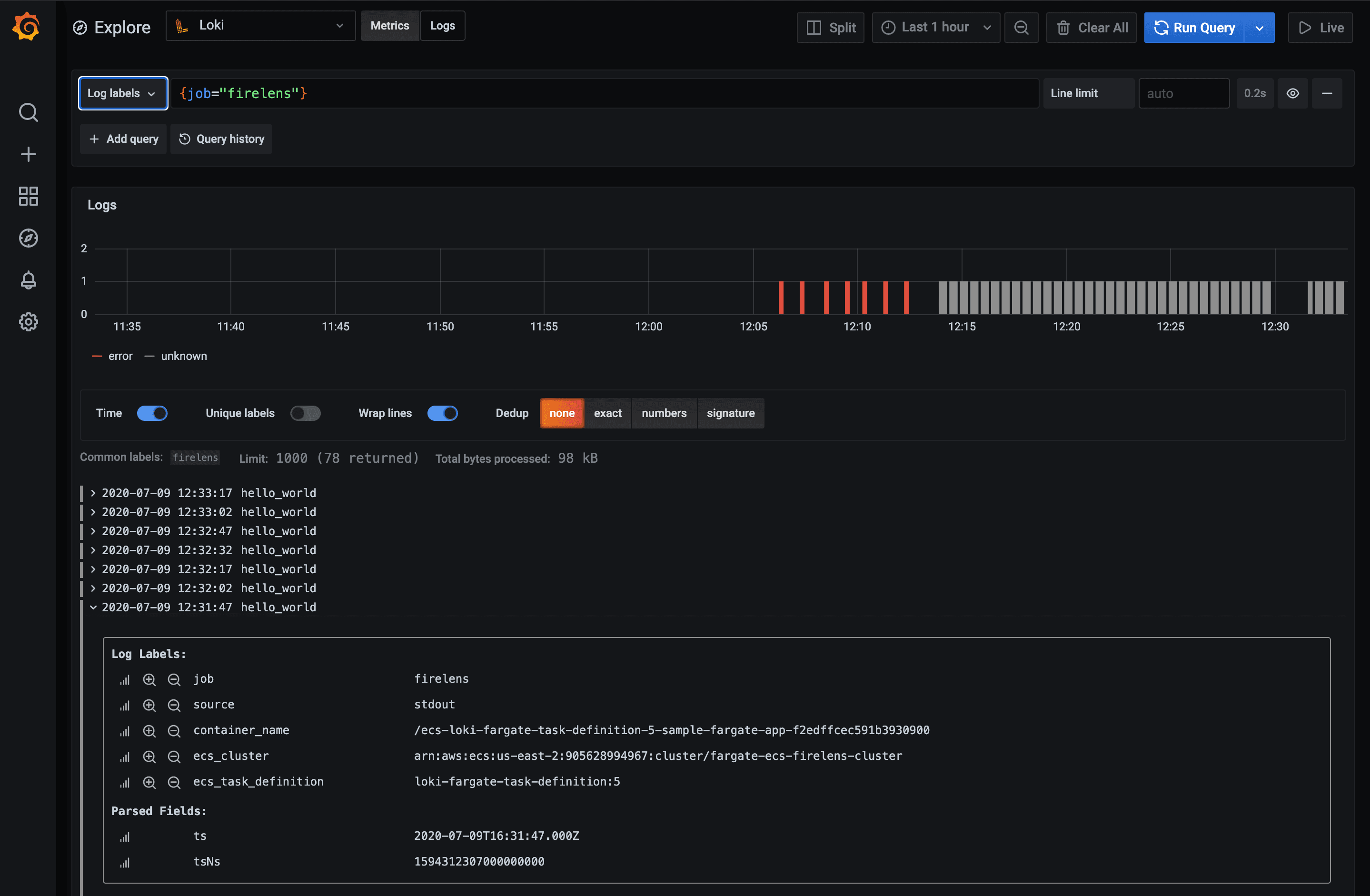 Loki tutorial: How to send logs from Amazon’s ECS to Loki