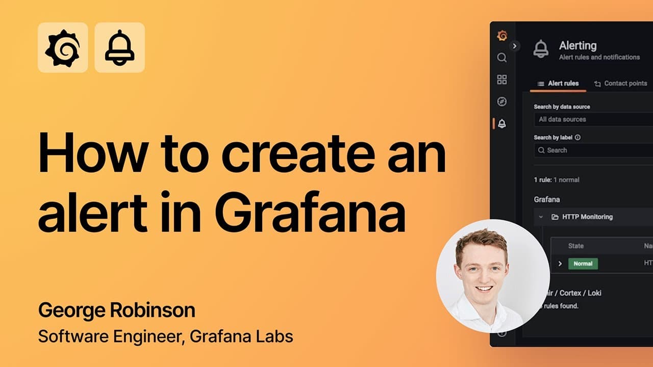 Grafana Alerting video: How to create alerts in Grafana 9