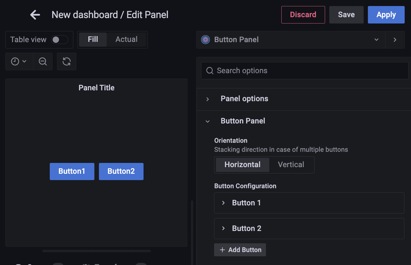 A screenshot of the button panel.