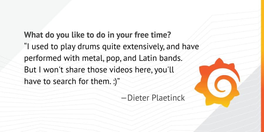Meet the Grafana Labs Team: Dieter Plaetinck