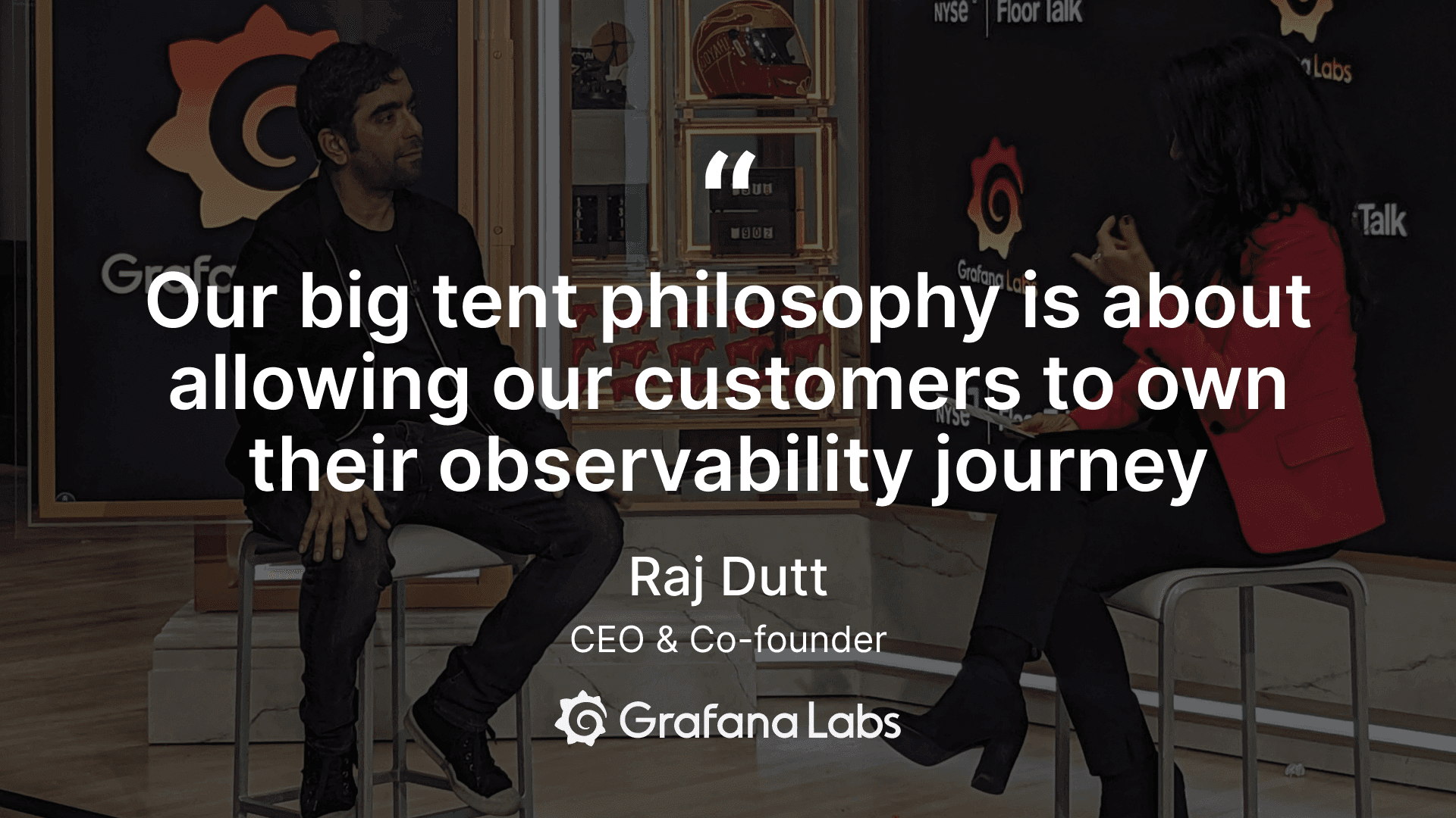 Watch Grafana Labs CEO, Co-founder Raj Dutt discuss why companies need observability