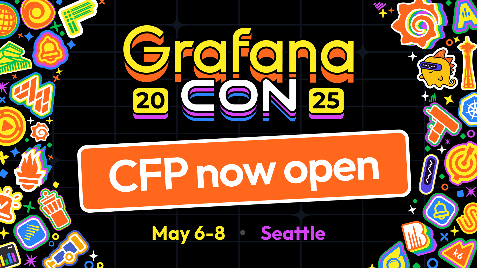 GrafanaCON 2025: Apply to speak at our biggest community event!