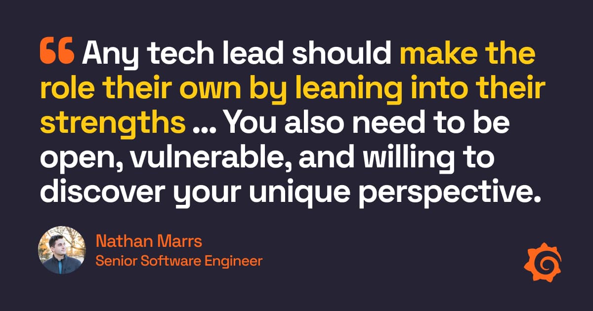 Inside the life of a tech lead at Grafana Labs