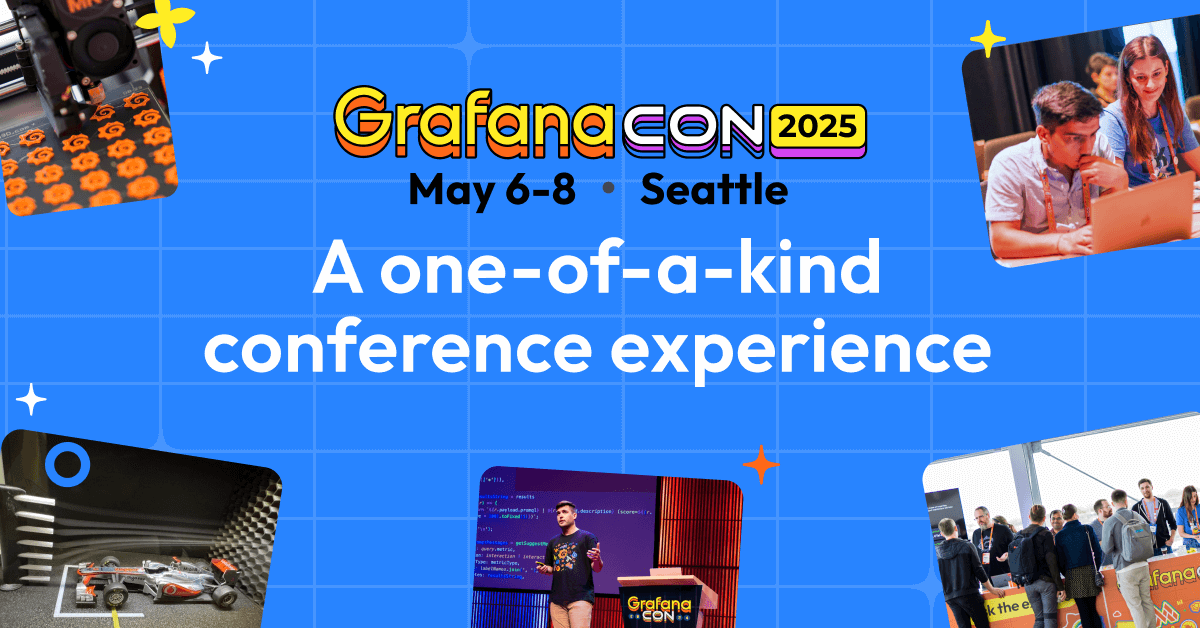 GrafanaCON 2025: Agenda highlights and how to start planning your conference experience today