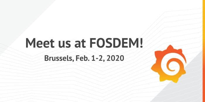 Meet Us at FOSDEM!