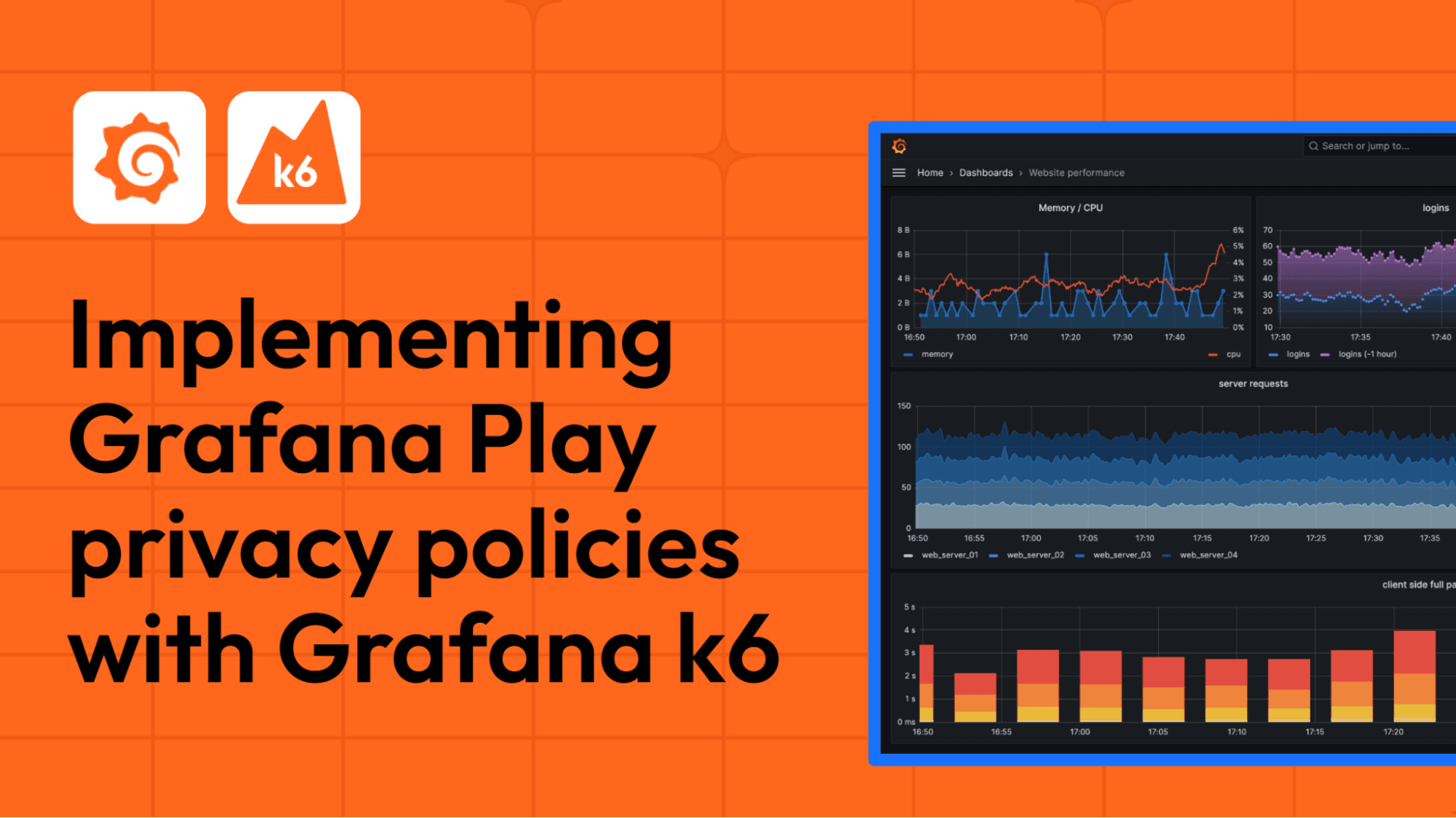 Implementing Grafana Play privacy policies with Grafana k6: A behind-the-scenes look