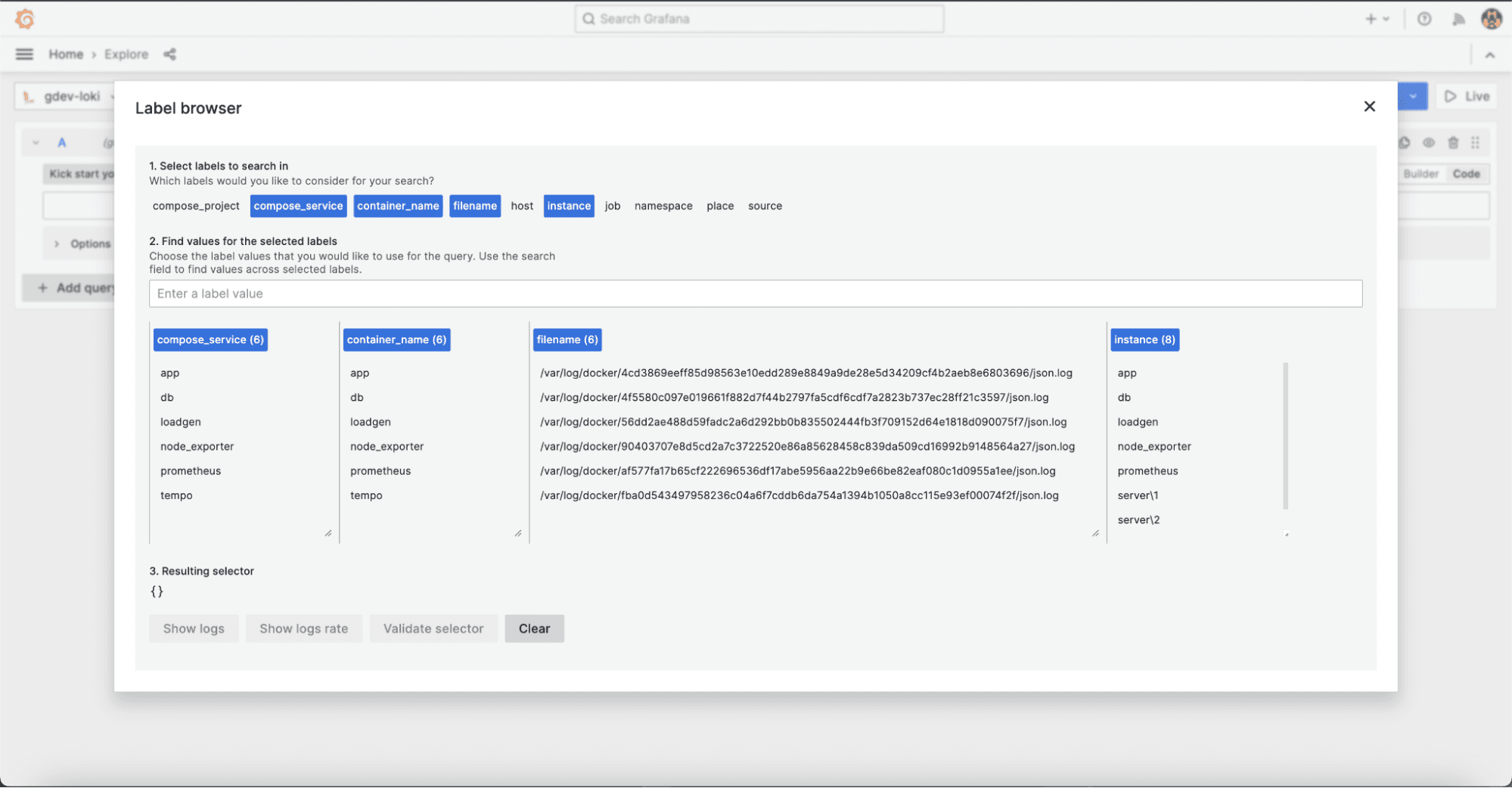 A screenshot shows the updated label browser.