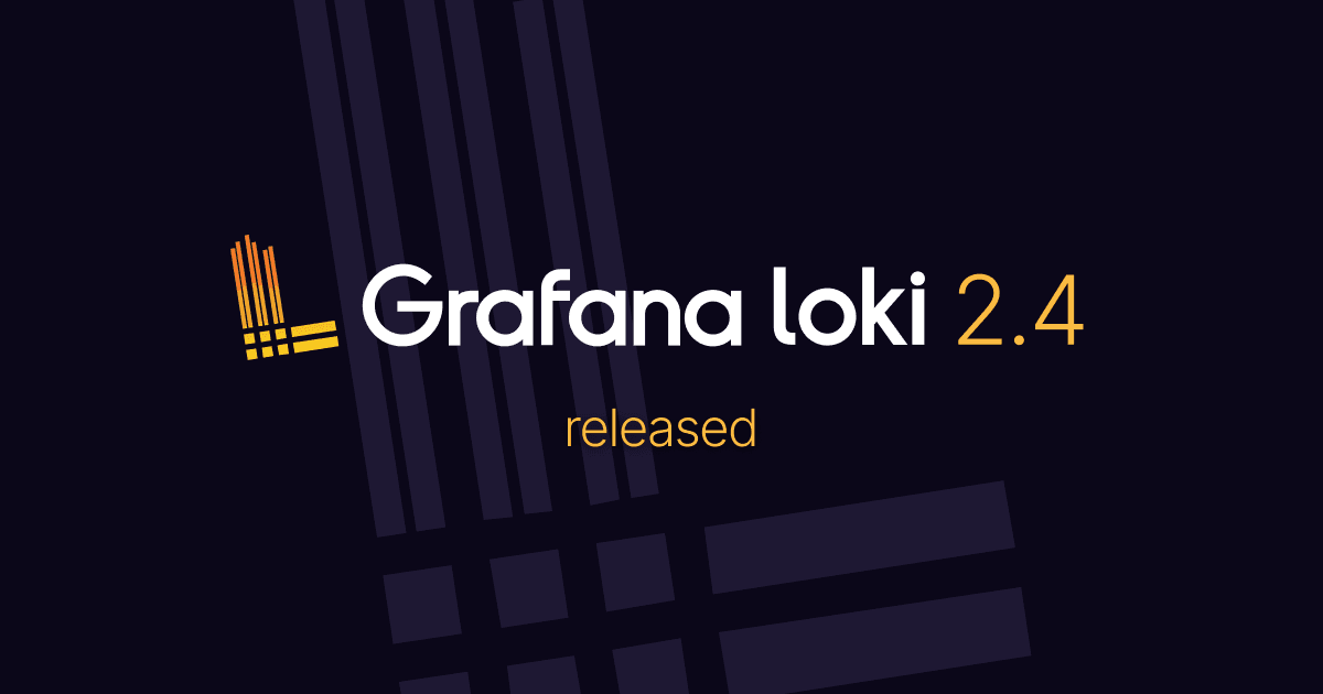 Loki 2.4 is easier to run with a new simplified deployment model