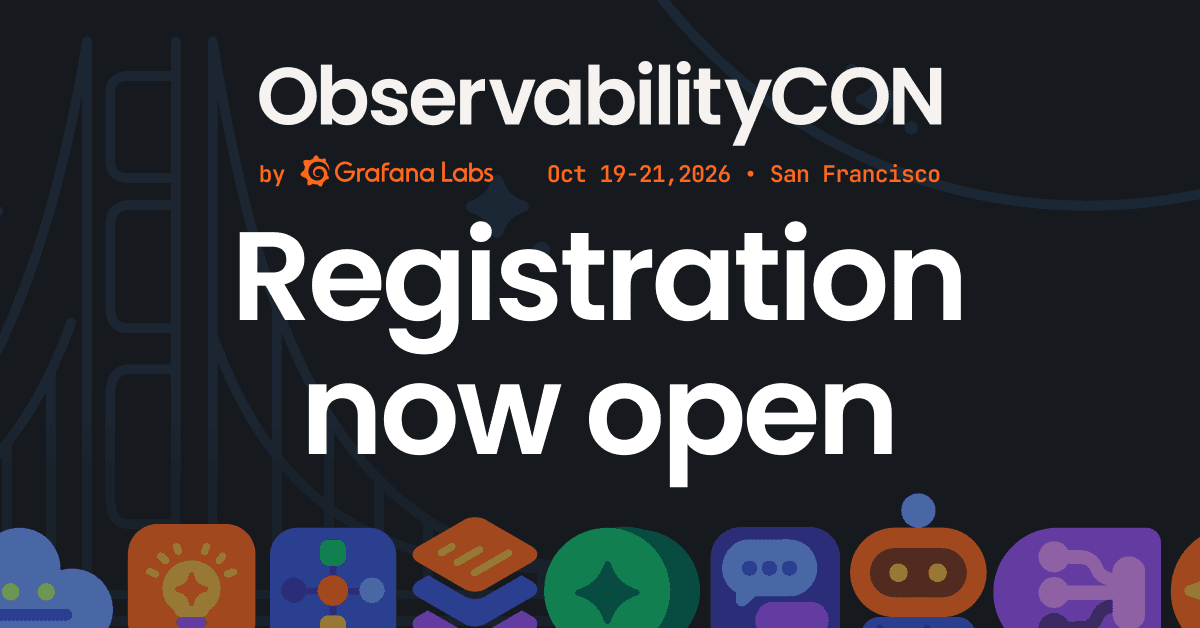 ObservabilityCON 2026: Register today and preview this year's agenda