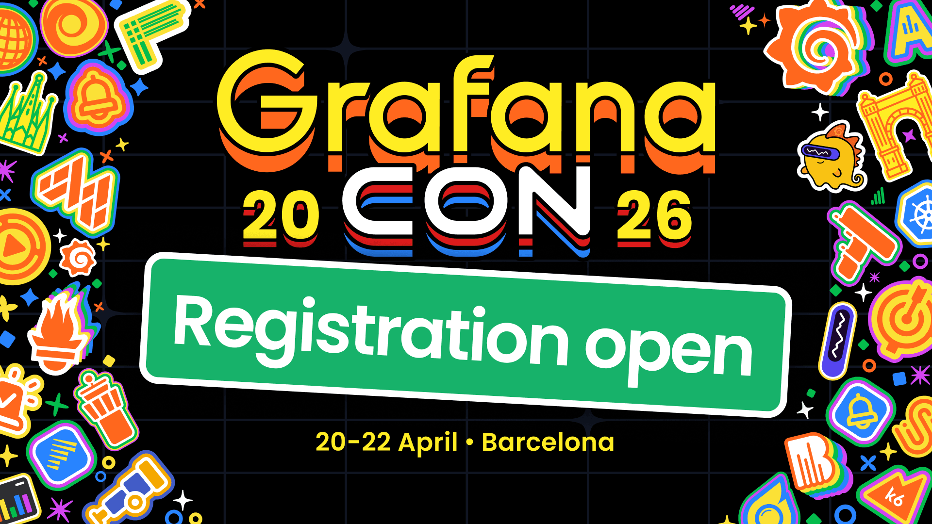 GrafanaCON 2026: Register today for our biggest community event of the year!