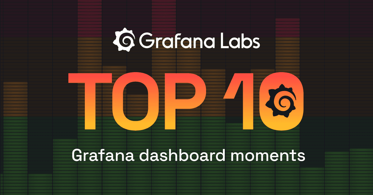 Celebrating Grafana 10: Top 10 ‘Oh my Grafana!’ dashboard moments of the decade