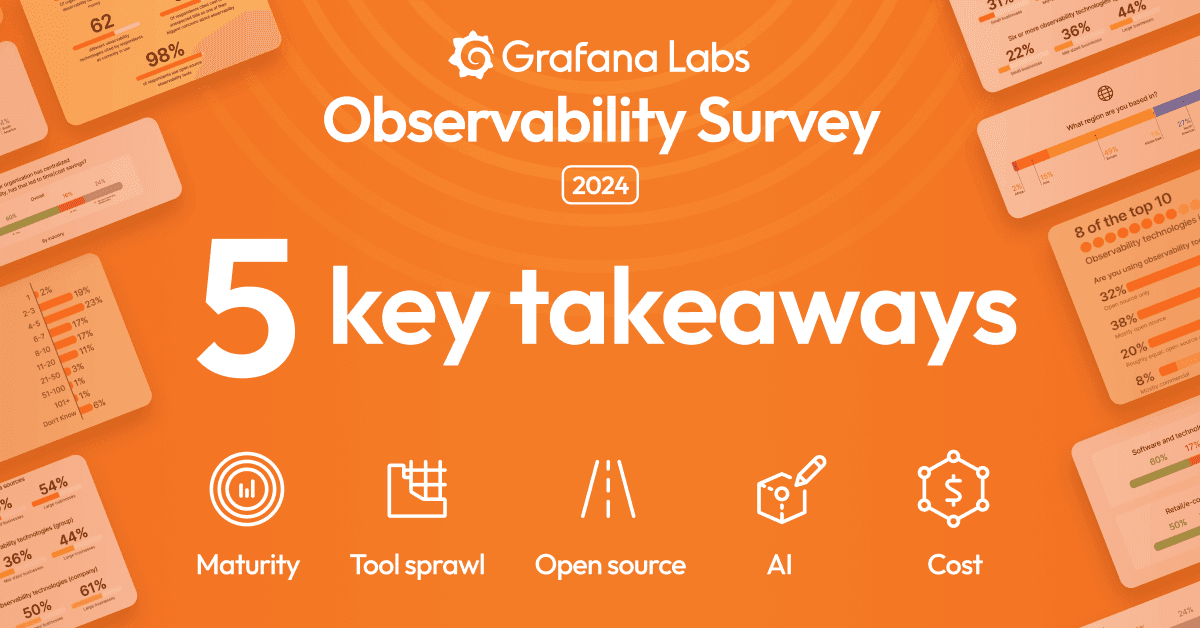 5 key takeaways from the Grafana Labs’ 2024 Observability Survey