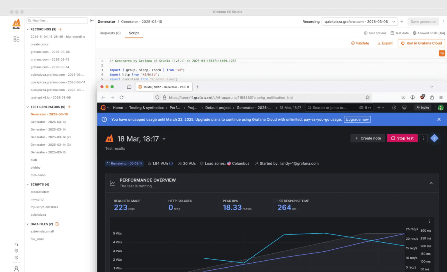 Performance and Load Testing | Grafana Cloud k6 | Grafana Labs