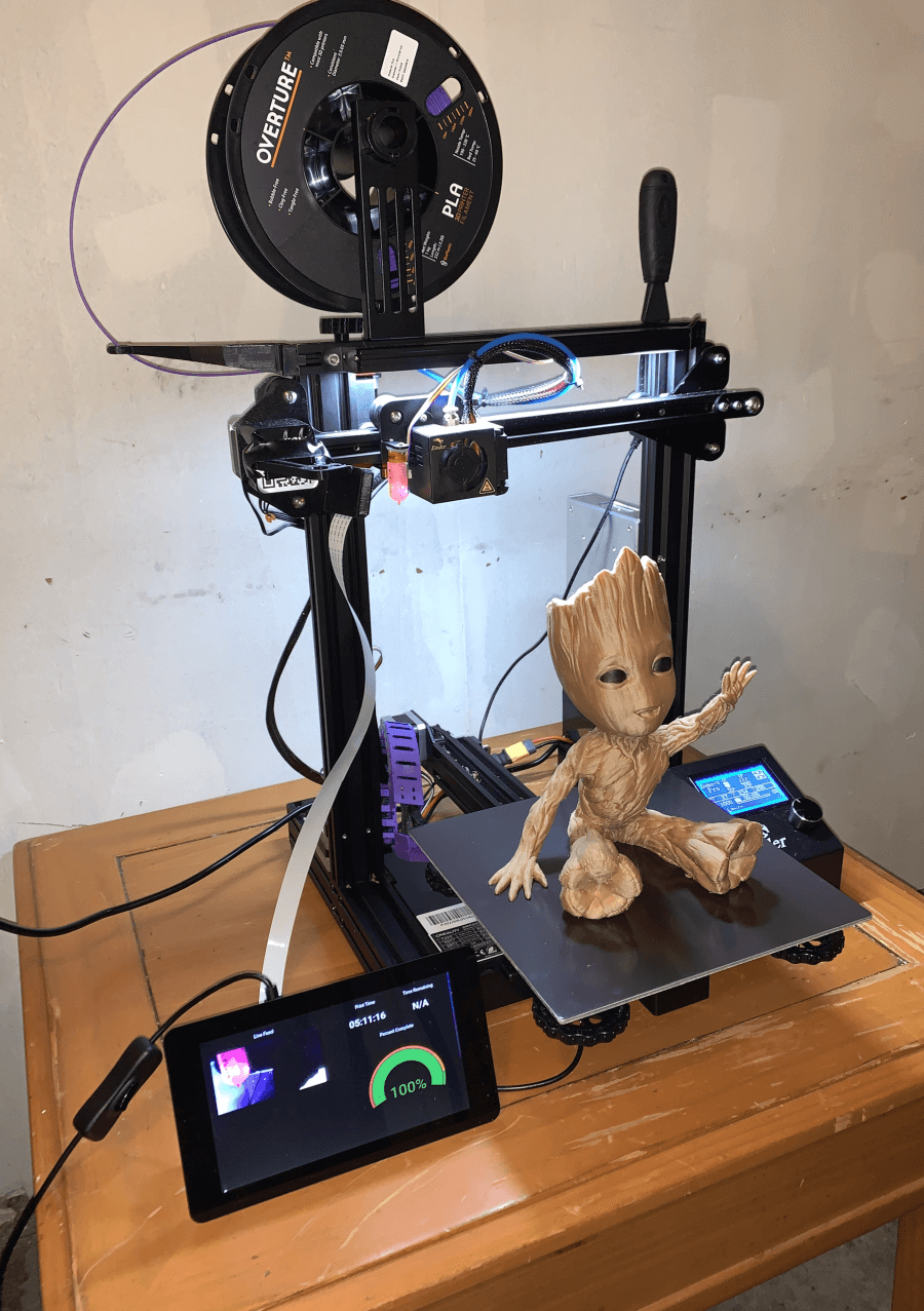 3D printer setup